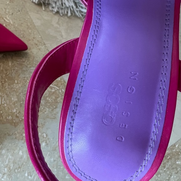ASOS design pink strappy heels size 8 - Picture 5 of 8